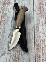 Нож Шкуросъемный-4 сталь х12мф рукоять ясень (распродажа)