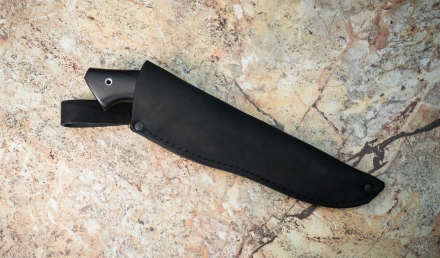 Нож Хантер сталь 95х18 рукоять черный граб Нож Хантер сталь 95х18 рукоять черный граб