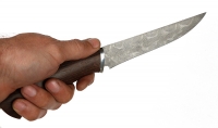 Нож Филейка средняя сталь дамаск, рукоять венге дюраль - _MG_4989.jpg