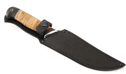 Нож Рыболов-6 сталь ХВ-5, рукоять береста Нож Рыболов-6 сталь ХВ-5, рукоять береста