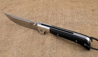 Нож складной Пчак большой сталь Х12МФ накладки черный граб - Нож складной Пчак большой сталь Х12МФ накладки черный граб