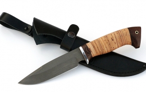 Нож Походный сталь Х12МФ, рукоять береста Нож Походный сталь Х12МФ, рукоять береста