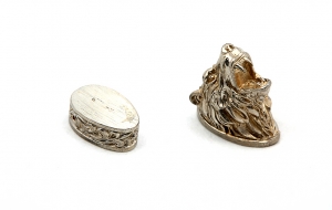 Комплект литье № 38 для ножа: гарда и навершие