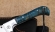 Нож складной Пчак сталь Х12МФ накладки карельская береза синяя