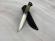Нож Засапожный Elmax рукоять черный граб и стабилизированная карельская береза двухцветная зеленая и желтая (РАСПРОДАЖА)