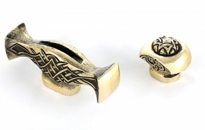 Комплект литья для меча: гарда и навершие