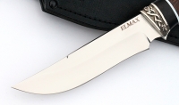 Нож Русак сталь ELMAX, рукоять венге-черный граб,мельхиор - IMG_4680.jpg