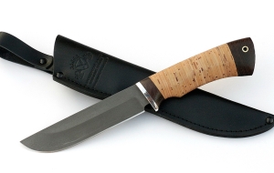 Нож Косуля сталь S390, рукоять береста Нож Косуля сталь S390, рукоять береста
