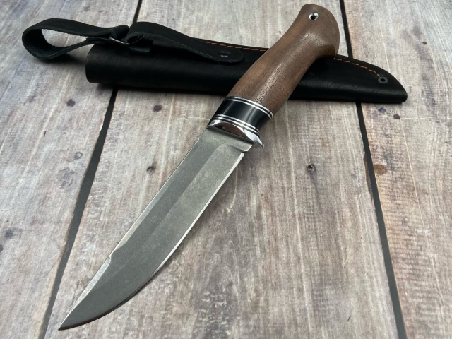 Нож Барракуда К340 акрил черный и ясень (распродажа) 