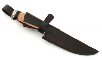 Нож Рыболов-1 сталь ELMAX, рукоять карельская береза-черный граб,мельхиор - IMG_4950.jpg