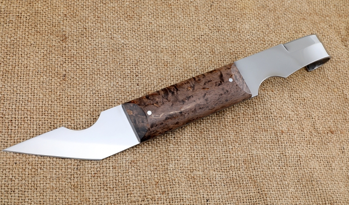 Нож для настоящего рыбака сталь 95х18 ЦМ карельская береза