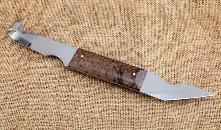 Нож для настоящего рыбака сталь 95х18 ЦМ карельская береза Нож для настоящего рыбака сталь 95х18 ЦМ карельская береза