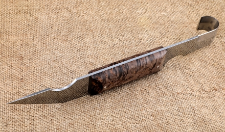 Нож для настоящего рыбака сталь 95х18 ЦМ карельская береза Нож для настоящего рыбака сталь 95х18 ЦМ карельская береза