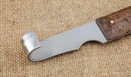 Нож для настоящего рыбака сталь 95х18 ЦМ карельская береза Нож для настоящего рыбака сталь 95х18 ЦМ карельская береза