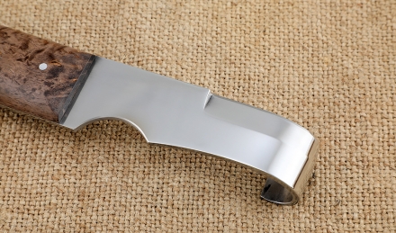 Нож для настоящего рыбака сталь 95х18 ЦМ карельская береза Нож для настоящего рыбака сталь 95х18 ЦМ карельская береза