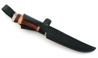 Нож Рыболов-2 сталь ELMAX, рукоять коричневый граб-кап,мельхиор - IMG_4953.jpg