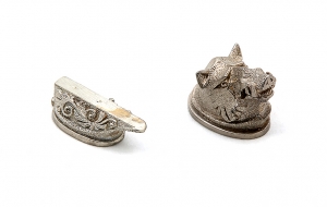 Комплект литье № 41 для ножа: гарда и навершие