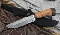 Нож Алтай сталь К340 рукоять береста