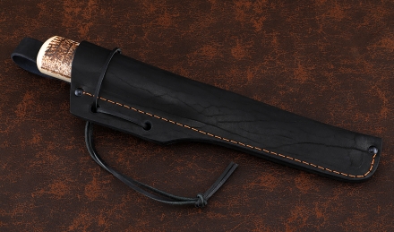 Нож Народа севера 1 сталь Х12МФ рукоять рог лося художественное исполнение