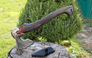 Топор литой камень-долы ясень брашированный (NEW)