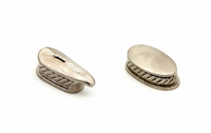 Комплект литья №8 для ножа: гарда и навершие.