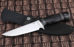 Нож Аллигатор-2 сталь 95Х18 рукоять черный граб Нож Аллигатор-2 сталь 95Х18 рукоять черный граб