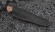 Нож Странник дамаск долы рукоять акрил черный и венге
