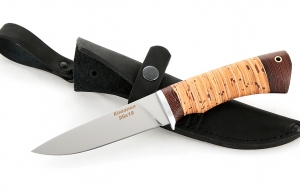 Нож Жерех сталь 95х18, рукоять береста