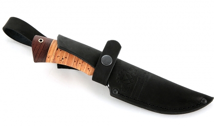 Нож Жерех сталь 95х18, рукоять береста