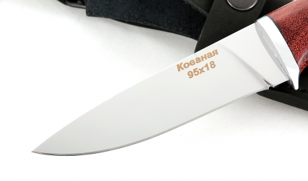 Нож Жерех сталь 95х18, рукоять бубинга Нож Жерех сталь 95х18, рукоять бубинга