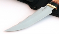 Нож Рыболов-5 сталь ELMAX, рукоять карельская береза-черный граб - IMG_4960.jpg