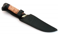 Нож Рыболов-5 сталь ELMAX, рукоять карельская береза-черный граб - IMG_4961.jpg