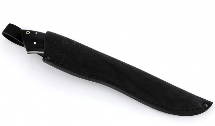 Нож Волк цельнометаллический, сталь 95х18, долы, рукоять черный граб Нож Волк цельнометаллический, сталь 95х18, долы, рукоять черный граб