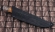 Нож Голец сталь 95Х18, рукоять карельская береза коричневая + янтарная