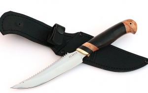 Нож Рыболов-6 сталь ELMAX, рукоять черный граб-кап Нож Рыболов-6 сталь ELMAX, рукоять черный граб-кап