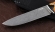 Нож Пантера сталь К340, рукоять карельская береза резная янтарь