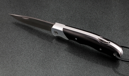 Нож складной Белка Х12МФ черный граб дюраль Нож складной Белка Х12МФ черный граб дюраль