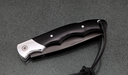 Нож складной Белка Х12МФ черный граб дюраль Нож складной Белка Х12МФ черный граб дюраль