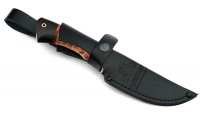Нож Жерех сталь булат, рукоять черный граб-карельская береза, мельхиор (Распродажа) - IMG_4773.jpg