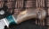 Нож Ловчий Sandvik рукоять ясень стабилизированный коричневый акрил зеленый