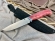 Нож Голец сталь ВН, рукоять кап березовый стабилизированный красный