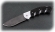 Нож складной Ястреб, сталь Х12МФ, рукоять накладки акрил черный с дюралью