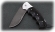 Нож Ястреб, складной, сталь Х12МФ, рукоять накладки акрил черный с дюралью