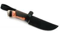 Нож Универсал сталь ELMAX , рукоять карельская береза-черный граб,мельхиор - IMG_4992.jpg