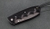 Нож складной Носорог, сталь булат, рукоять накладки черный граб