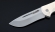 Складной нож Ястреб, сталь Elmax, рукоять накладки акрил белый