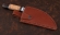 Нож Сербский сталь 95Х18 (следы ковки), рукоять береста