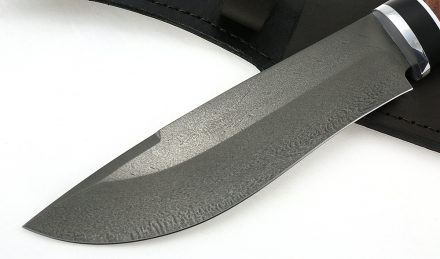 Нож Сибиряк сталь Х12МФ, рукоять бубинга-черный граб Нож Сибиряк сталь Х12МФ, рукоять бубинга-черный граб