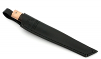 Нож Тантуха сталь булат, рукоять черный граб-кап, мельхиор - IMG_4664.jpg