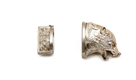 Комплект литье № 48 для ножа: гарда и наверш